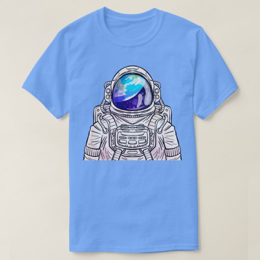 T-shirt Astronaut Earth Reflex (Design devant)