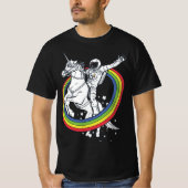 T-shirt Astronaut équitation Unicorn, Funny Espace extra-a (Devant)