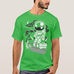 T-SHIRT ASTRONAUT FISHERMAN
