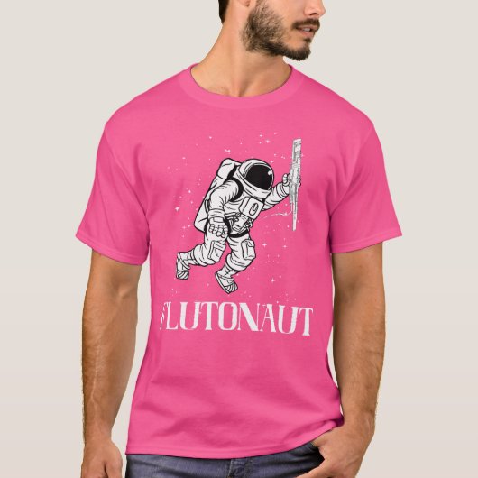 T-shirt Astronaut Flutist Flust Player Instrument de musiq (Devant)