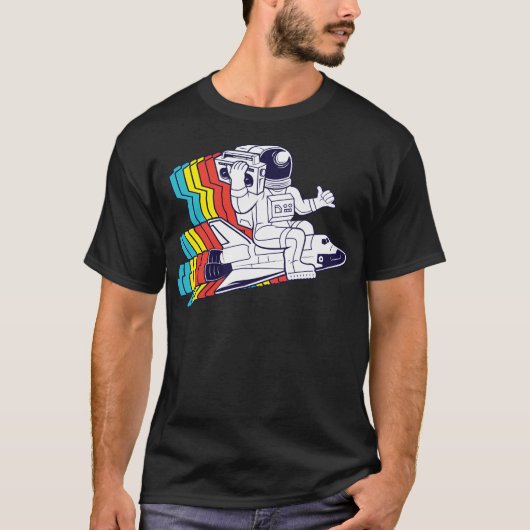 T-shirt Astronaut funky (Devant)