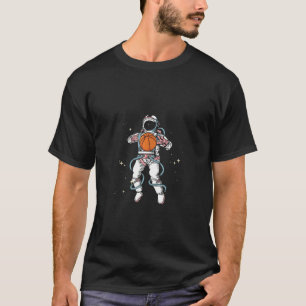 T-shirt Astronaut Joueur de basket-ball Espace Universe Pl