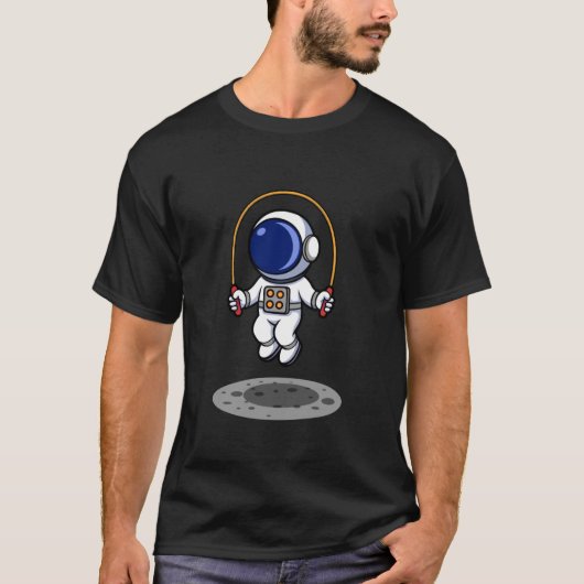 T-shirt Astronaut Jump Rope Adventure (Devant)
