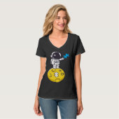 T-shirt Astronaut Moon Autism Puzzle Autistic Child Autism (Devant entier)