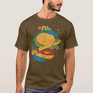T-shirt Astronaut Planète Burger - Astral Conception Cosmi