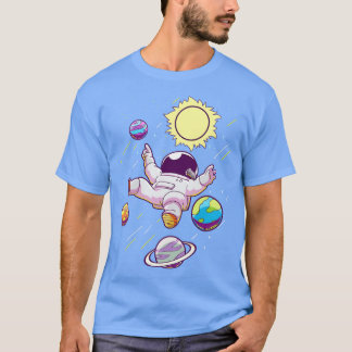 T-shirt Astronaut Planètes Espace Galaxie