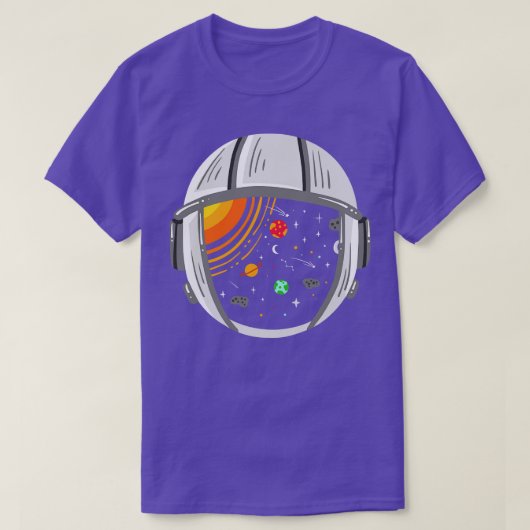 T-shirt Astronaut Planètes spatiales (Design devant)