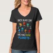 T-shirt Astronaut Planets Solar System Dwarf Space  Astron (Devant)