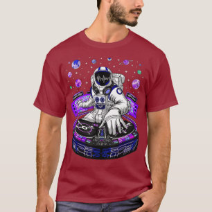 T-shirt Astronaut Psychedelic Music DJ Psytrance Techno
