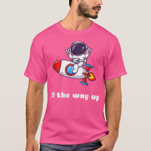 T-shirt Astronaut Rocket Comic Design - Cadeau tout le che