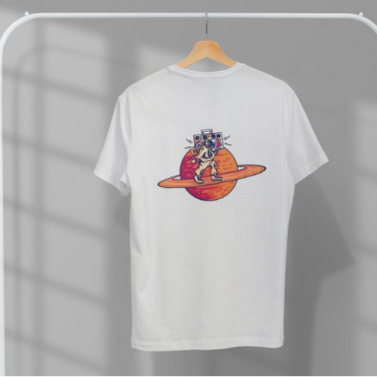 T-shirt Astronaut Saturn