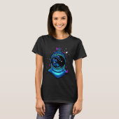 T-shirt Astronaut Space Butterflies Astronauts Helmet Cos (Devant entier)
