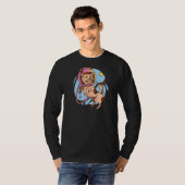 T-shirt Astronaut Spacedog Space Canine (Devant entier)