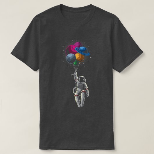 T-shirt Astronaut Spaceman Planètes Space Solar System Ast (Design devant)