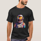 T-shirt Astronaut Spaceman World Adventure Discovery (Devant)