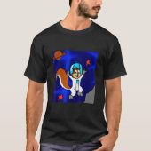 T-shirt Astronaut Squirrel in Space (Devant)