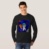 T-shirt Astronaut Squirrel in Space (Devant entier)