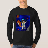 T-shirt Astronaut Squirrel in Space (Devant)