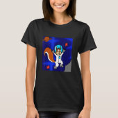 T-shirt Astronaut Squirrel in Space (Devant)