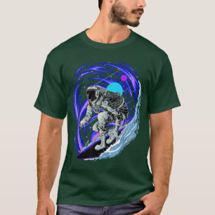 T-shirt Astronaut surf dans l'espace extra-atmosphérique S