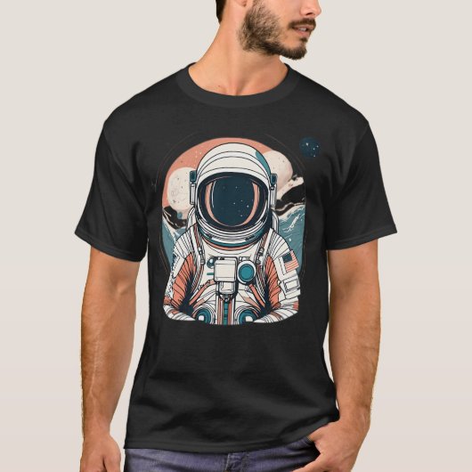 T-shirt Astronaut Usa (Devant)