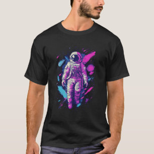 T-shirt Astronaut Vaporwave esthétique Spaceman Gra
