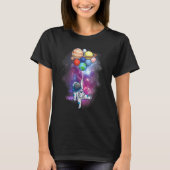 T-shirt Astronaut With Planets In Hand For Men Women Space (Devant)