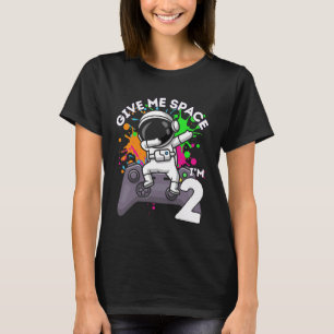 T-shirt Astronaute 2ème Anniversaire Amoureux de l'Espace