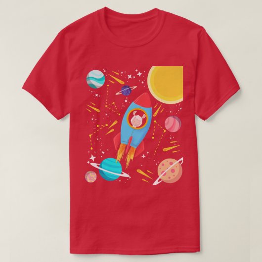 T-shirt Astronaute Alpaca (Design devant)
