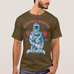 T-shirt Astronaute Aventure Espace Scifi Camp Lune Gi