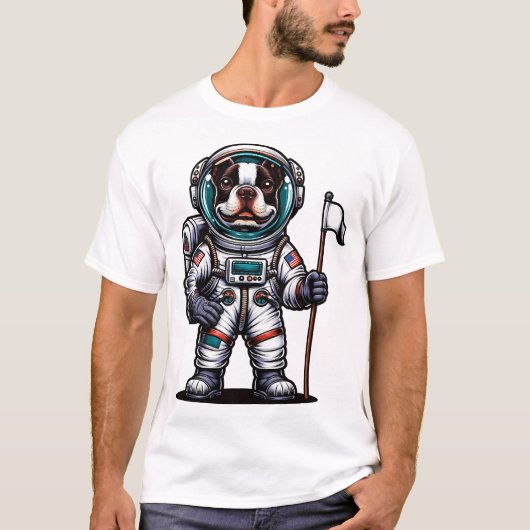 T-shirt Astronaute Bostie  (Devant)