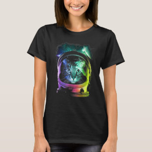 T-shirt Astronaute Cat Space Cat For Men Women Kids