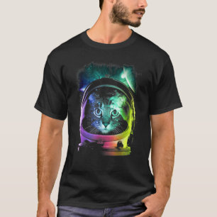 T-shirt Astronaute Cat Space Cat For Men Women Kids