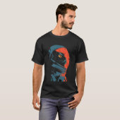 T-shirt Astronaute Chat Stylé (Devant entier)