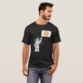 T-shirt Astronaute Crypto Cryptomonnaies Commerçant de Cry (Devant entier)