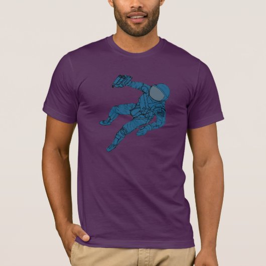T-shirt Astronaute dans le bleu (Devant)