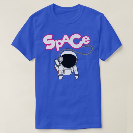 T-shirt Astronaute Dans L'Espace (Design devant)