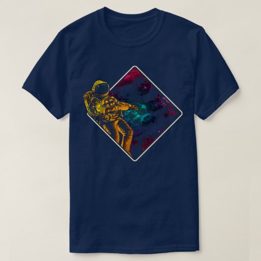 T-shirt Astronaute dans l'espace 5 (Design devant)