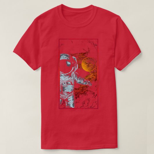 T-shirt Astronaute dans l'espace 6 (Design devant)