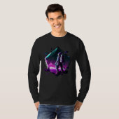 T-shirt Astronaute dans l'esthétique spatiale Vague Planèt (Devant entier)