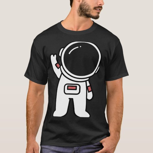 T-shirt Astronaute d'art dans l'espace Costume spatial art (Devant)