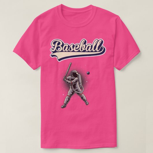 T-shirt Astronaute de baseball (Design devant)