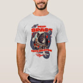 T-shirt Astronaute de Chat pour exploration spatiale profo (Devant)