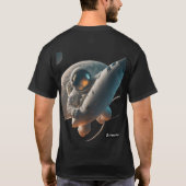 T-Shirt 🚀, Astronaute de fusée | Explorez l'unive (Dos)