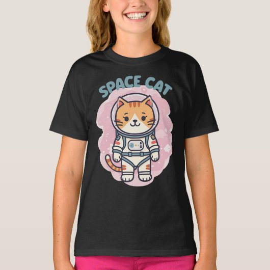 T-shirt Astronaute de la CAT spatiale (Devant)