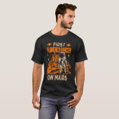 T-shirt Astronaute de la danseuse flamenco (Devant entier)