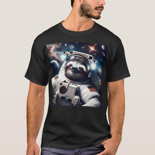 T-shirt Astronaute de la fente spatiale (Devant)