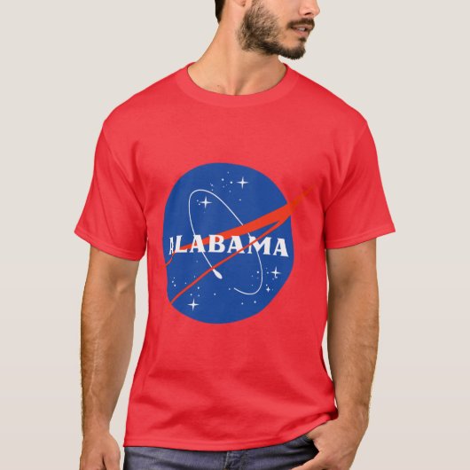 T-shirt Astronaute de l'Alabama (Devant)