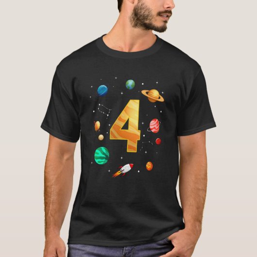T-shirt Astronaute de l'espace extra-atmosphérique 4e anni (Devant)