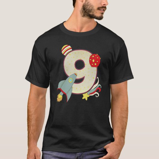T-shirt Astronaute de l'espace extra-atmosphérique 9e anni (Devant)